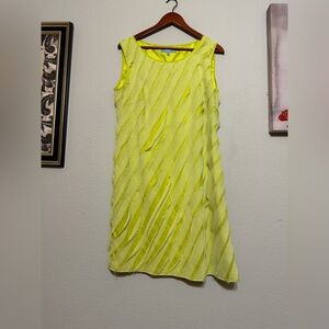 ANTONIO MELANI Chartreuse Dress